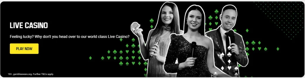 Willkommen im Online-Casino – Startbanner