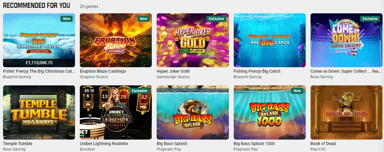 Online-Slots und Spielautomaten Übersicht