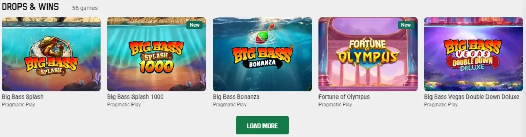 Übersicht der Casino-Spiele